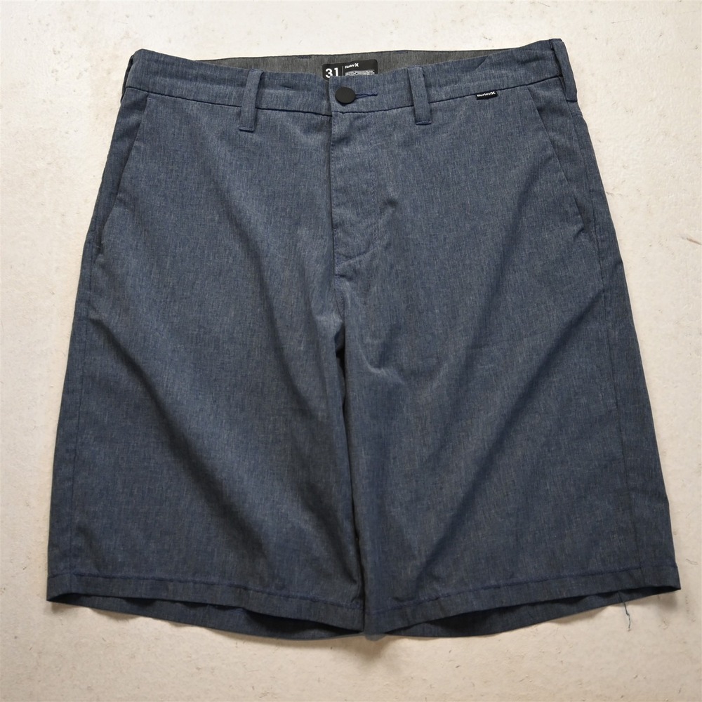 Hurley 31x9.5" Blue Phantom Performance Hybrid Mens Shorts